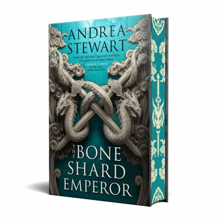 The Bone Shard Emperor (The Drowning Empire, 2) w/ Custom Stenciled Edges