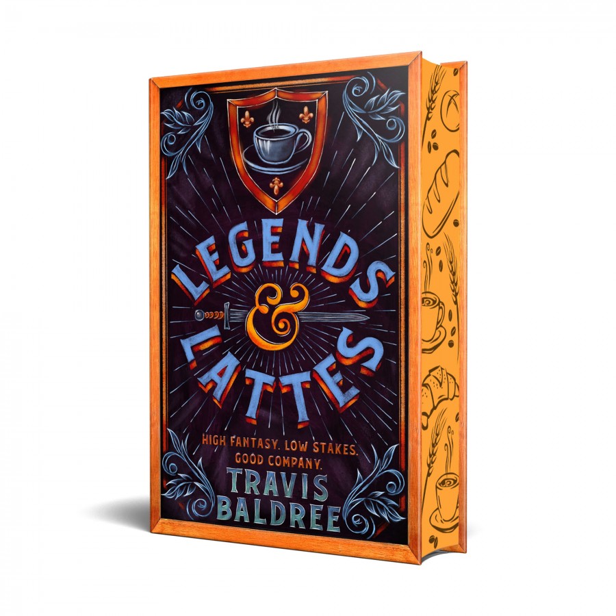 Legends & Lattes w/ Custom Stenciled Edges Shipping Method Sea Cargo Format  Hardcover Payment Options Full Payment